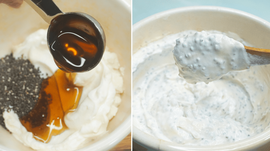 greek yogurt with chia seeds