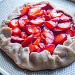 A Plum Galette before it's baked.