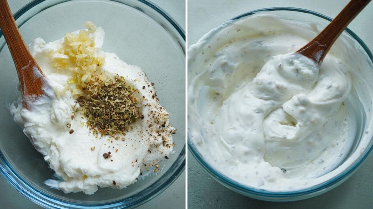 seasoned greek yogurt