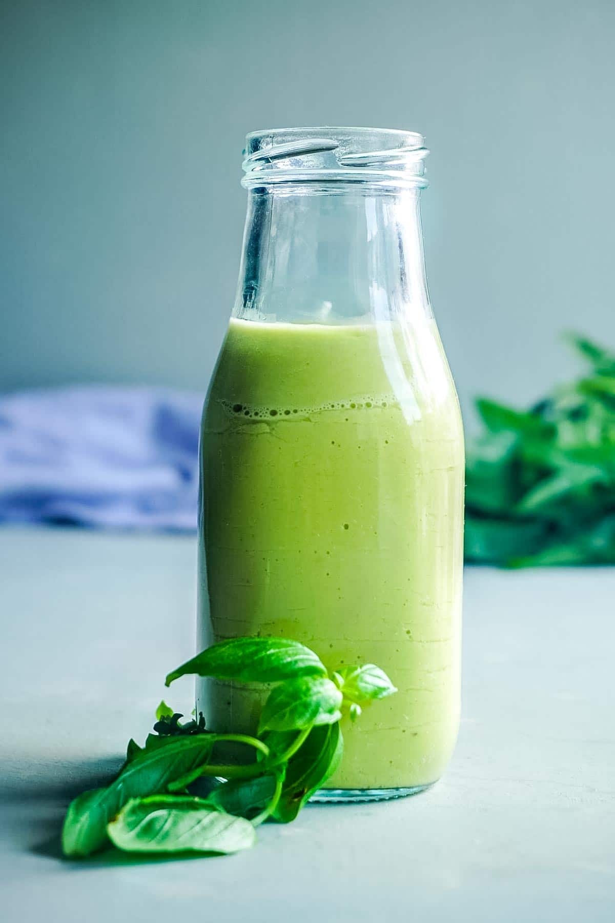 Avocado Ceasar Dressing in a bottle.