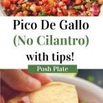 easy pico de gallo no cilantro with tips