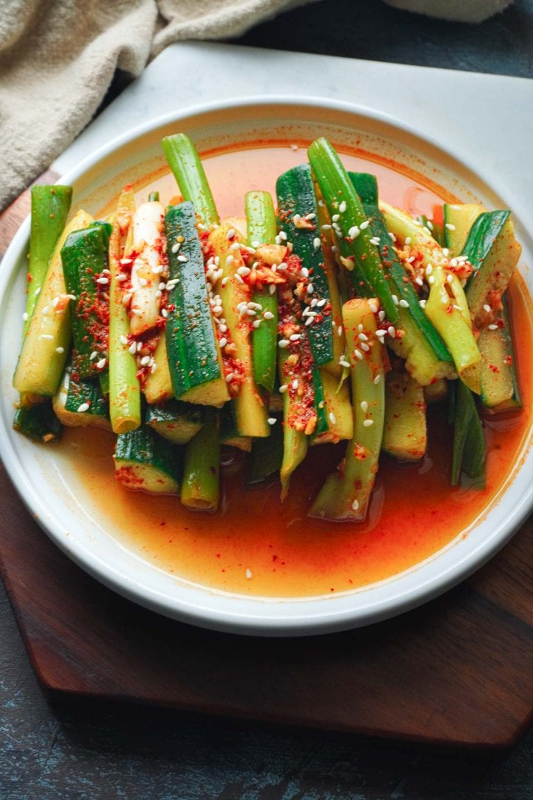 Best Cucumber Kimchi Recipe (Oi Kimchi) | Posh Plate