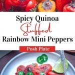 Spicy Rainbow Mini peppers recipe without meat