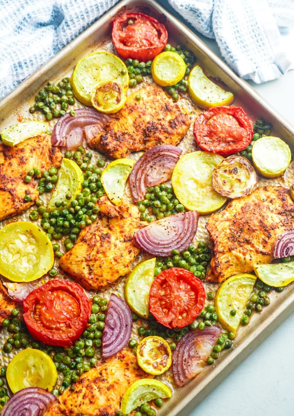 sheet-pan-chicken-with-squash-and-peas