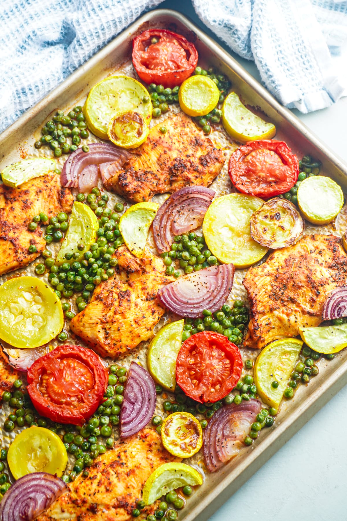 sheet pan chicken with vegetables