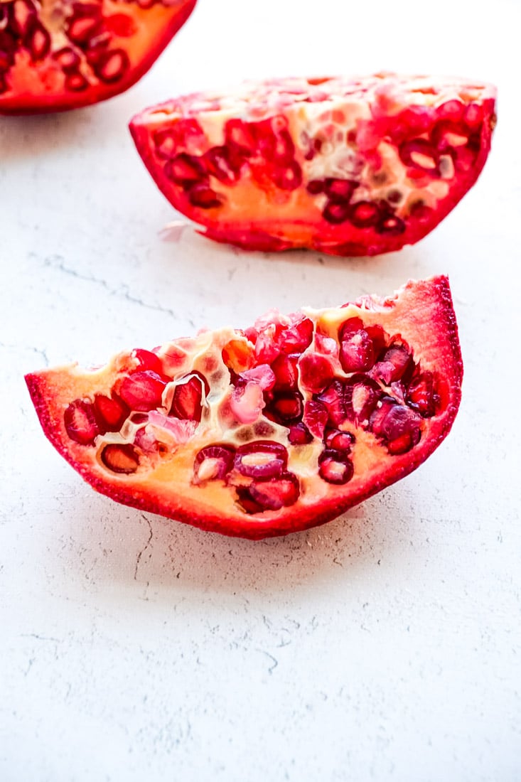 How to Cut a pomegranate without getting juice all over the place.