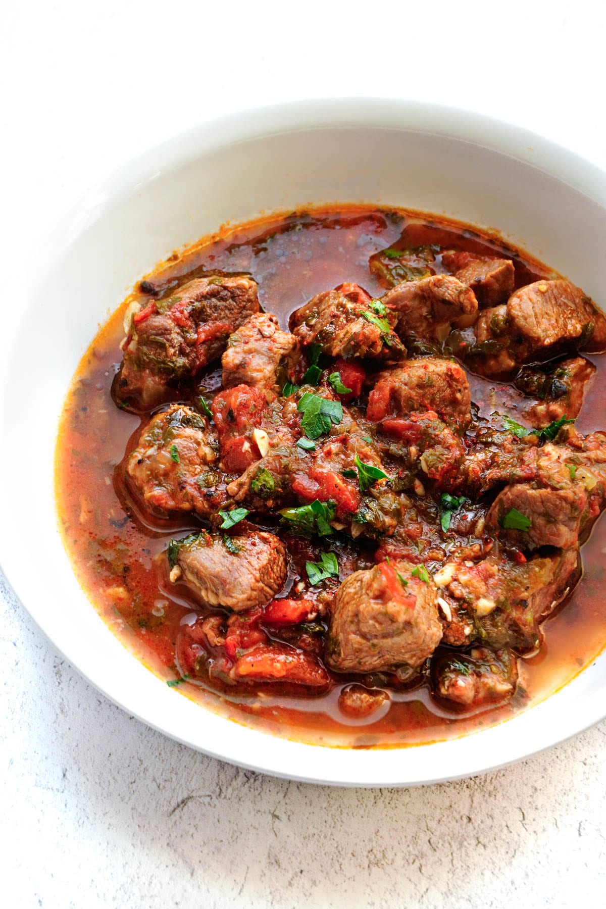 Mediterranean lamb stew recipe