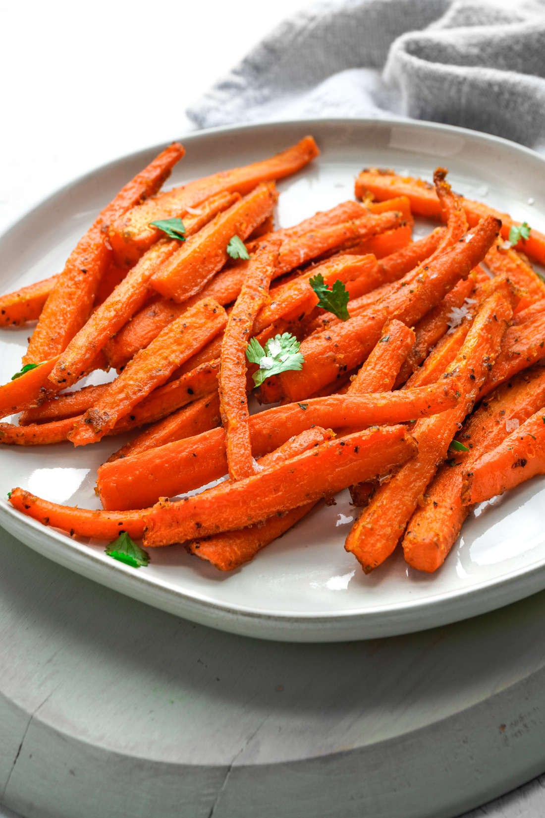 carrot fries on a plate